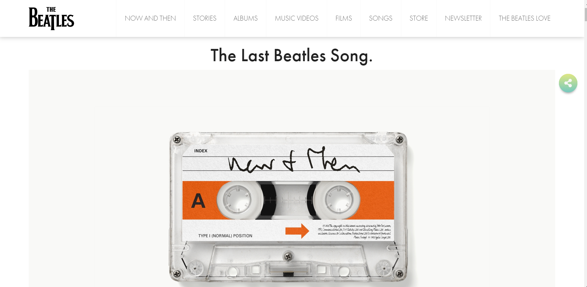The Last Beatles Song